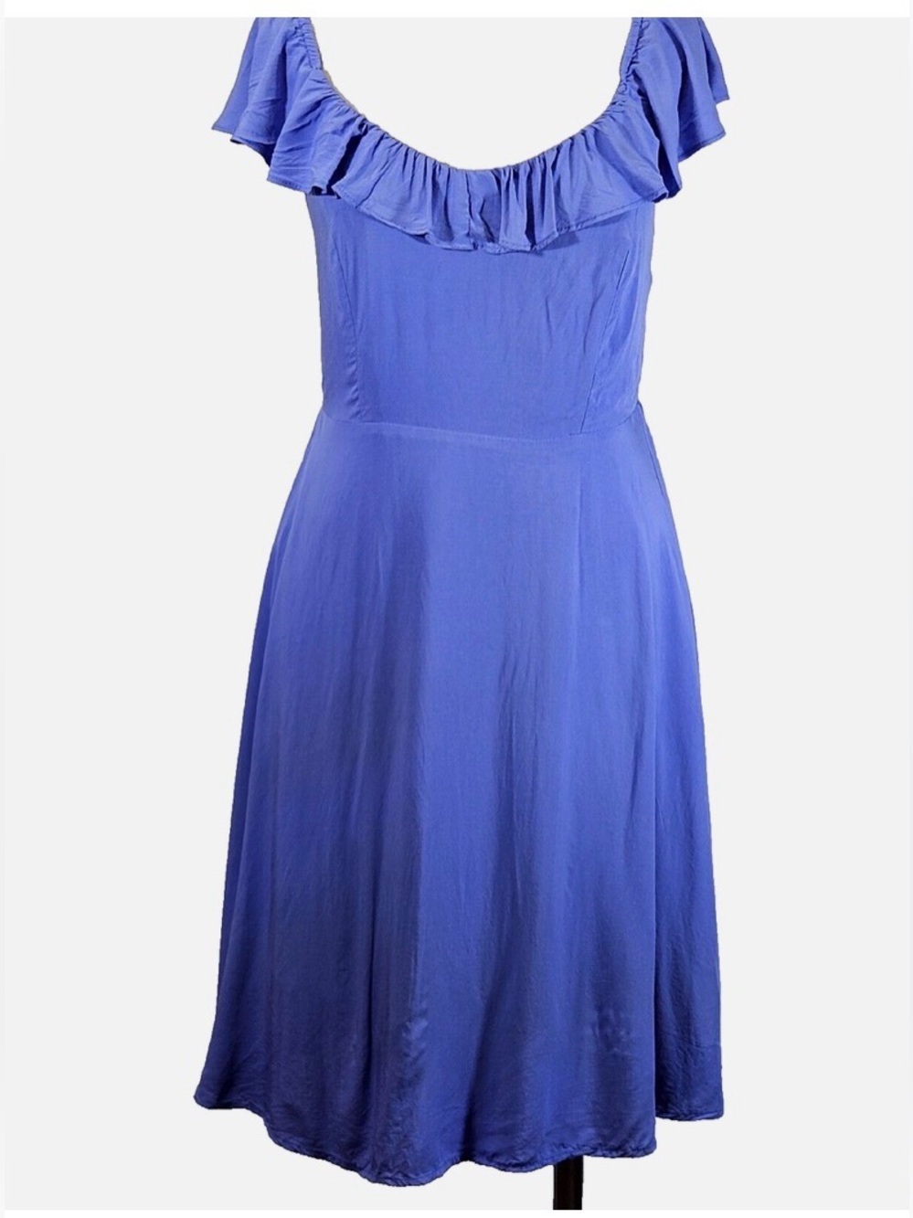 Old Navy ruffle sleeved fit and flare dress.
